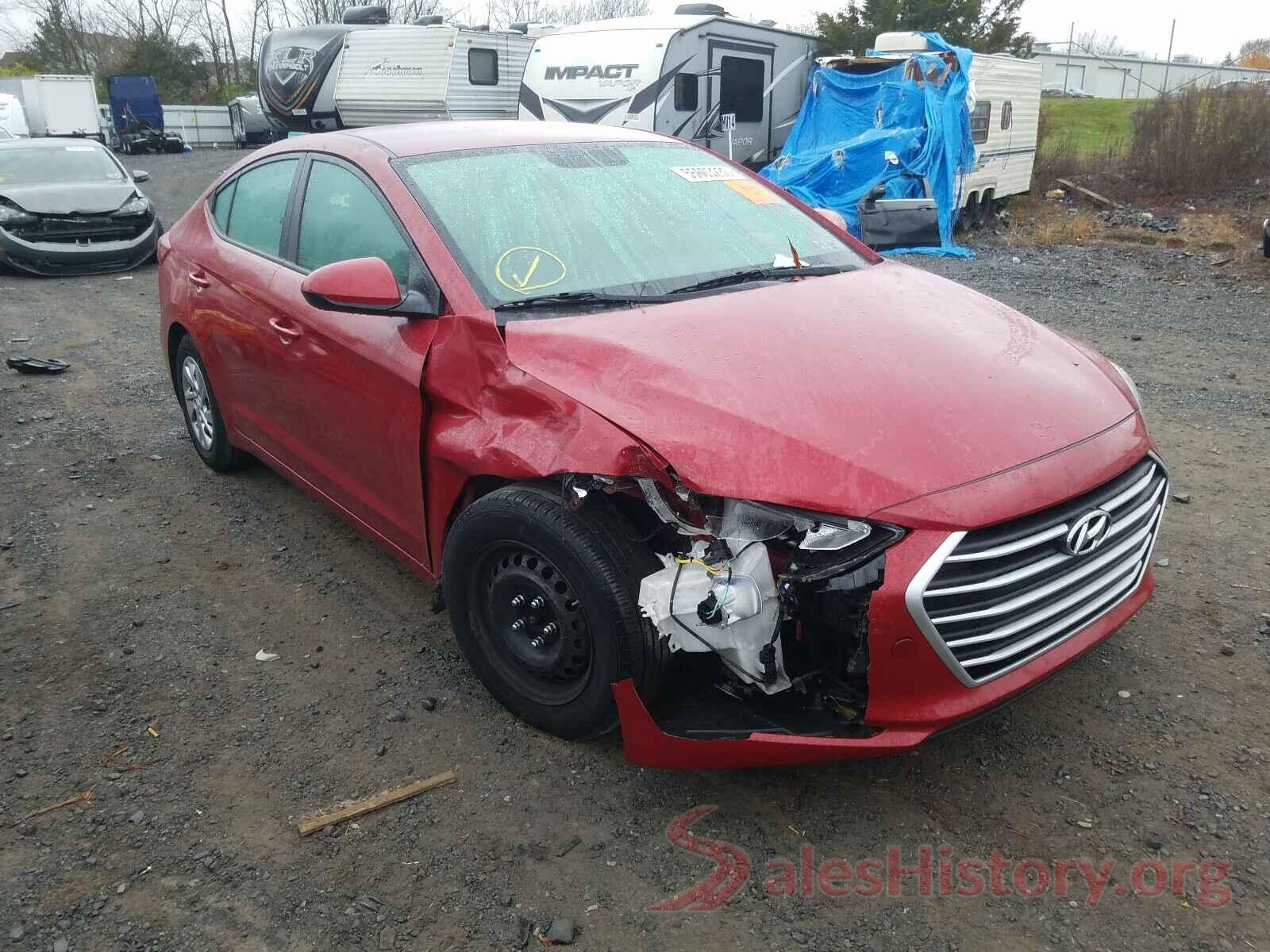 KMHD74LF6HU392129 2017 HYUNDAI ELANTRA