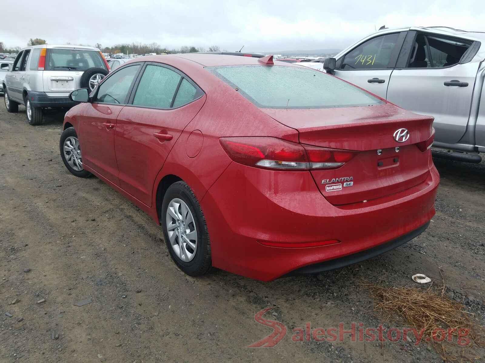 KMHD74LF6HU392129 2017 HYUNDAI ELANTRA