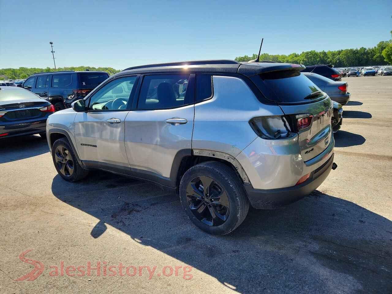 2020 JEEP COMPASS VIN 3C4NJDBB2LT150255, front view