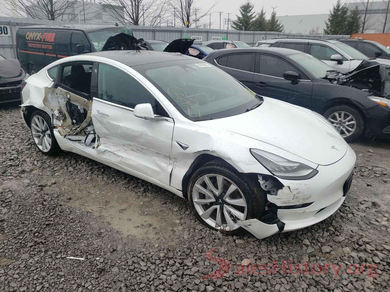 5YJ3E1EA8KF480430 2019 TESLA MODEL 3