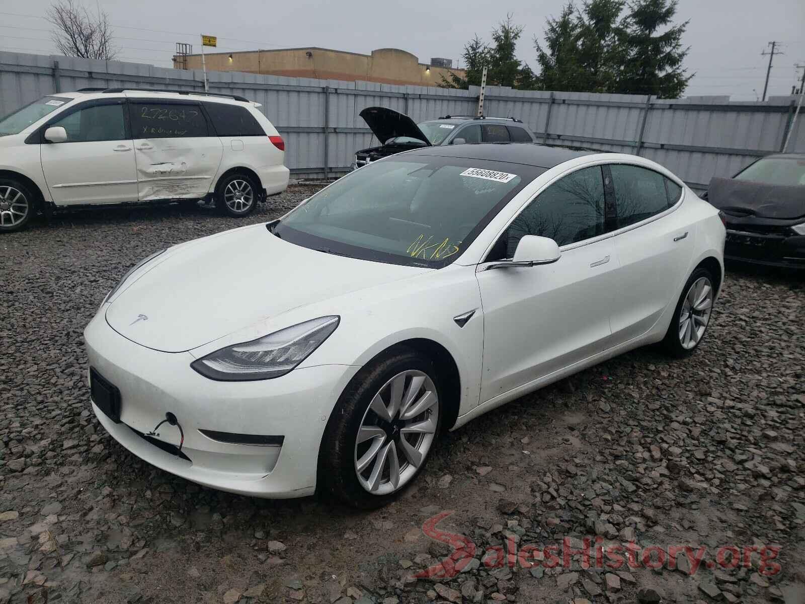 5YJ3E1EA8KF480430 2019 TESLA MODEL 3