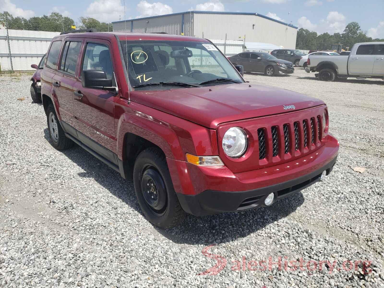 1C4NJPBB4GD752037 2016 JEEP PATRIOT