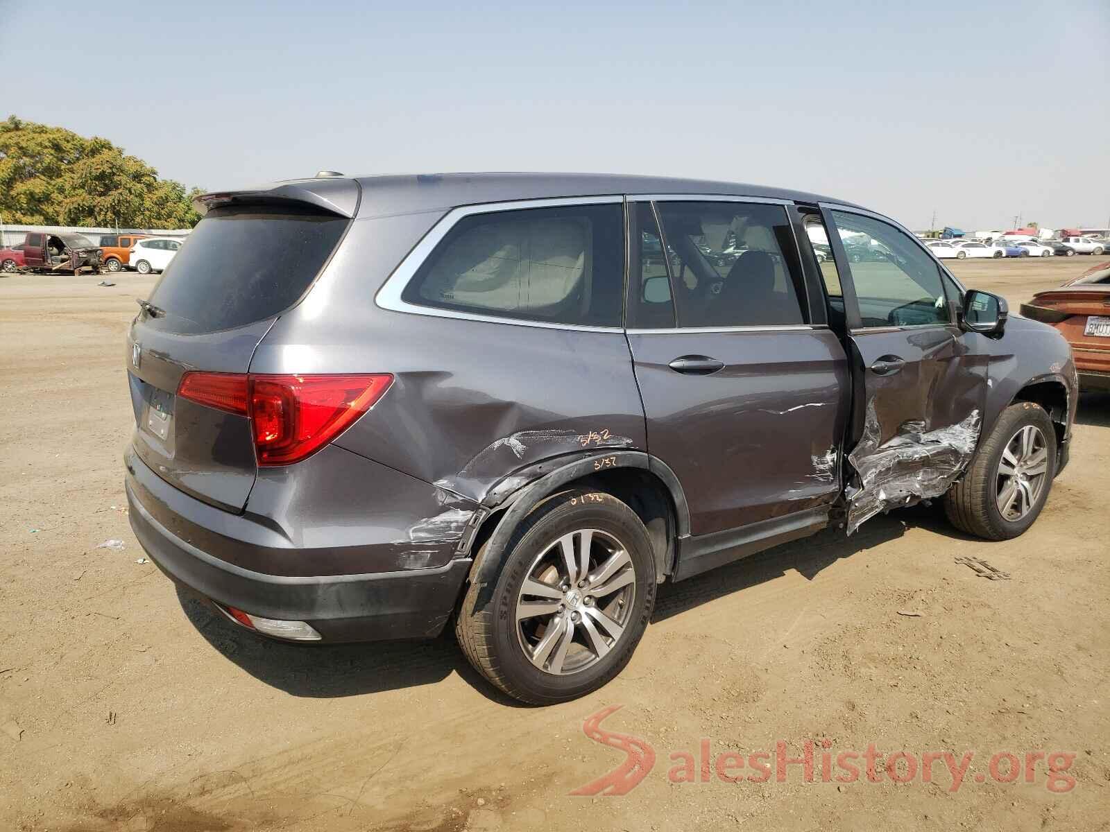 5FNYF5H50GB005080 2016 HONDA PILOT