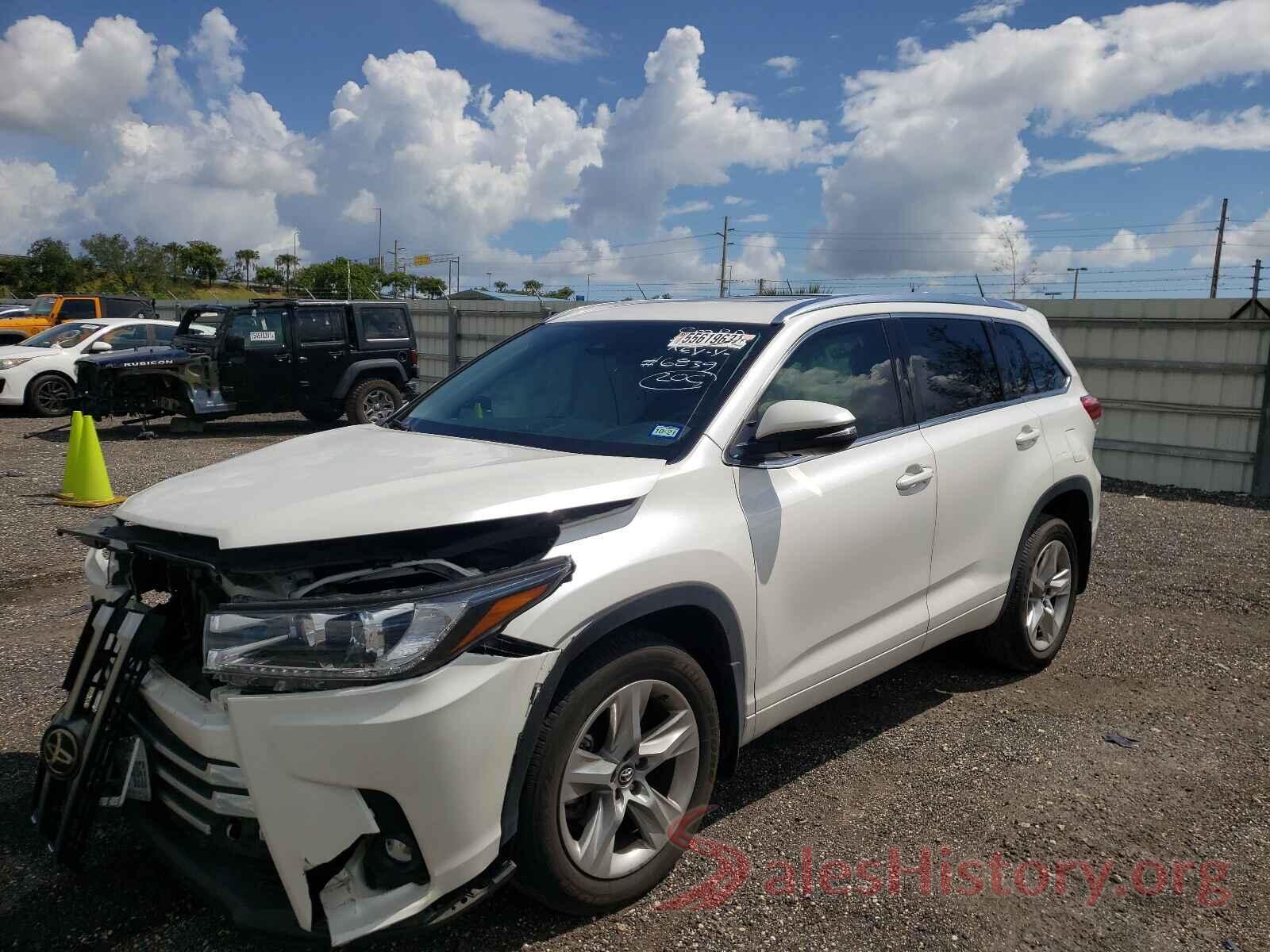 5TDYZRFH2KS336839 2019 TOYOTA HIGHLANDER