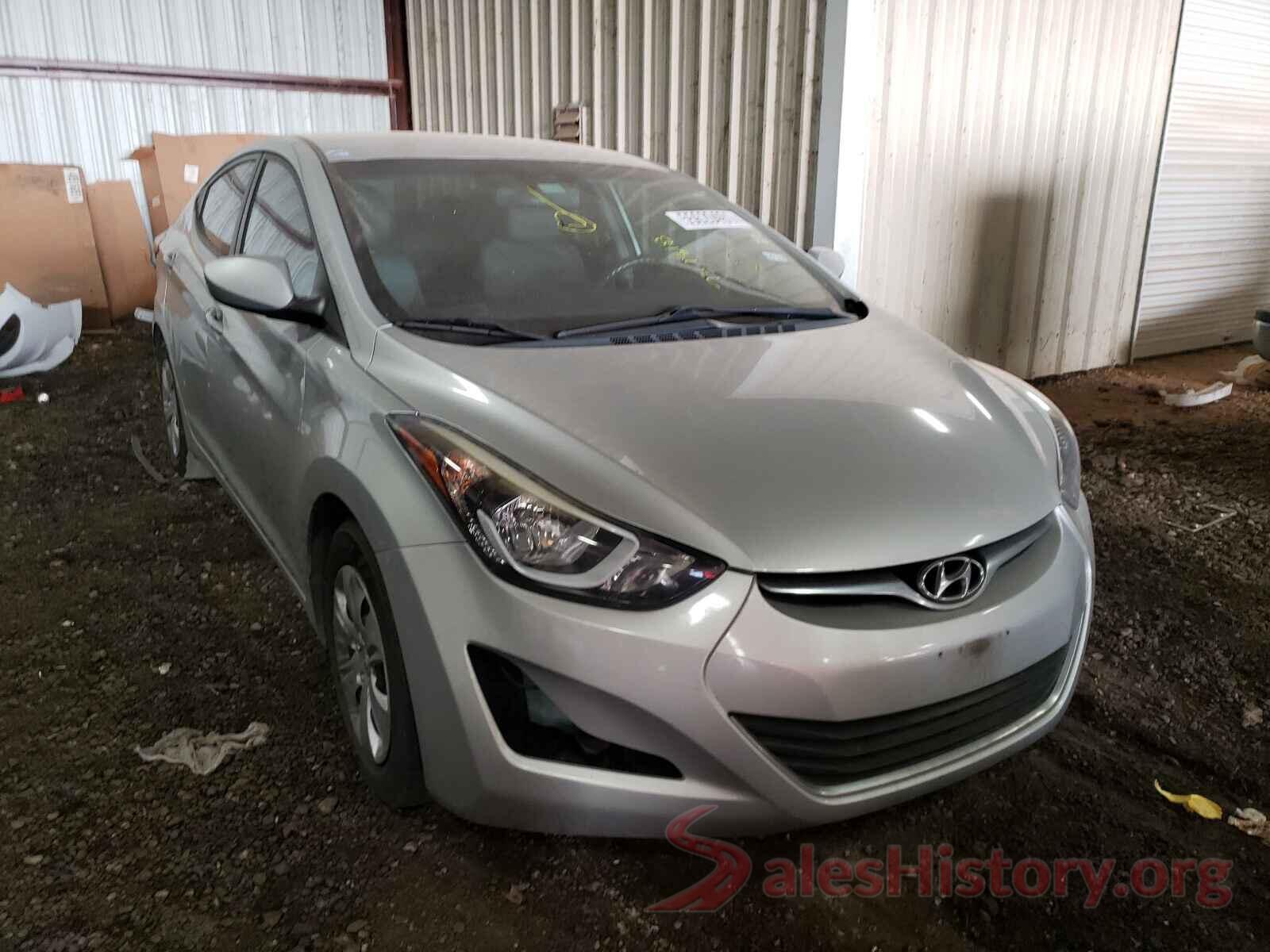 5NPDH4AE7GH737818 2016 HYUNDAI ELANTRA