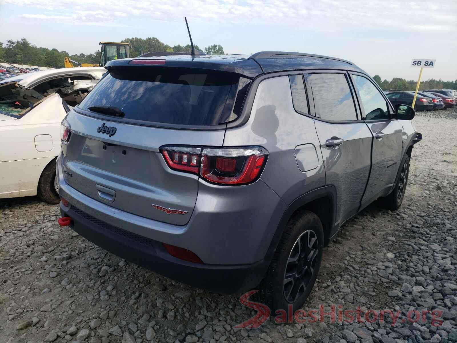 3C4NJDDB6KT733147 2019 JEEP COMPASS