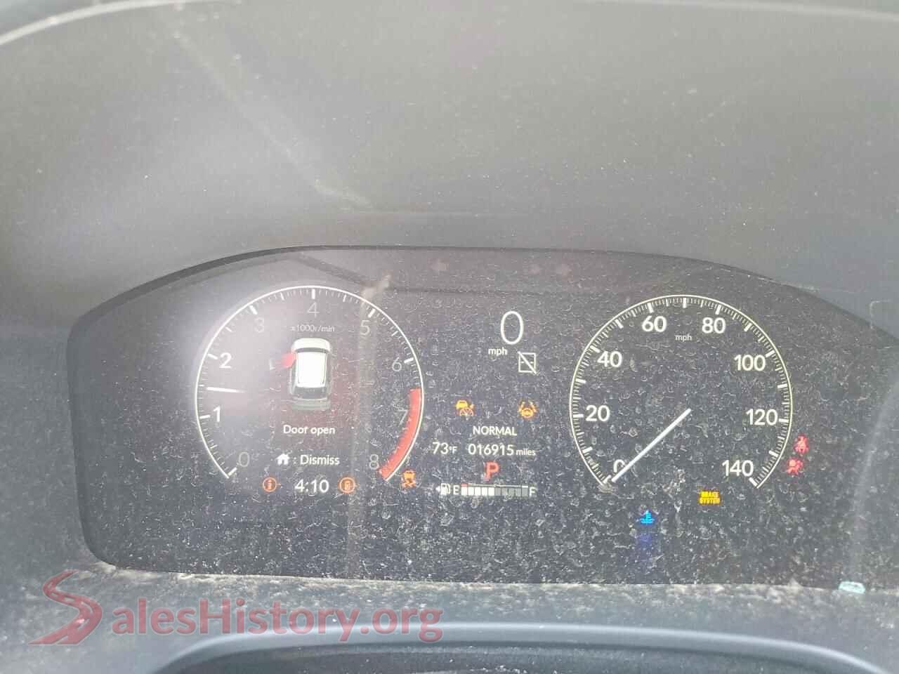 2025 HONDA CRV VIN 2HKRS3H73SH315367, interior center console