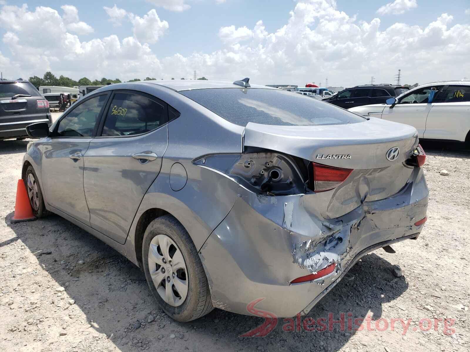 5NPDH4AE1GH770040 2016 HYUNDAI ELANTRA