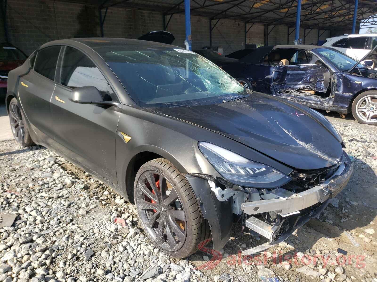 5YJ3E1EC6LF791874 2020 TESLA MODEL 3