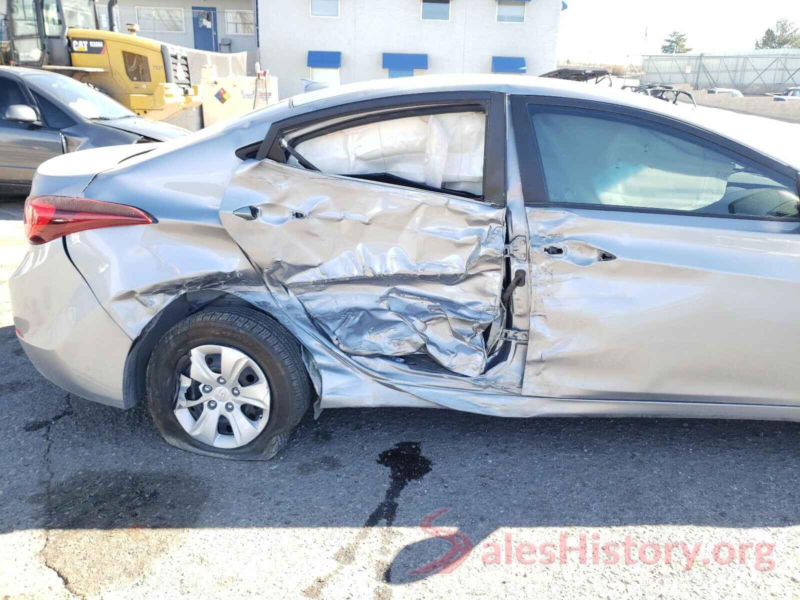 5NPDH4AE4GH749554 2016 HYUNDAI ELANTRA