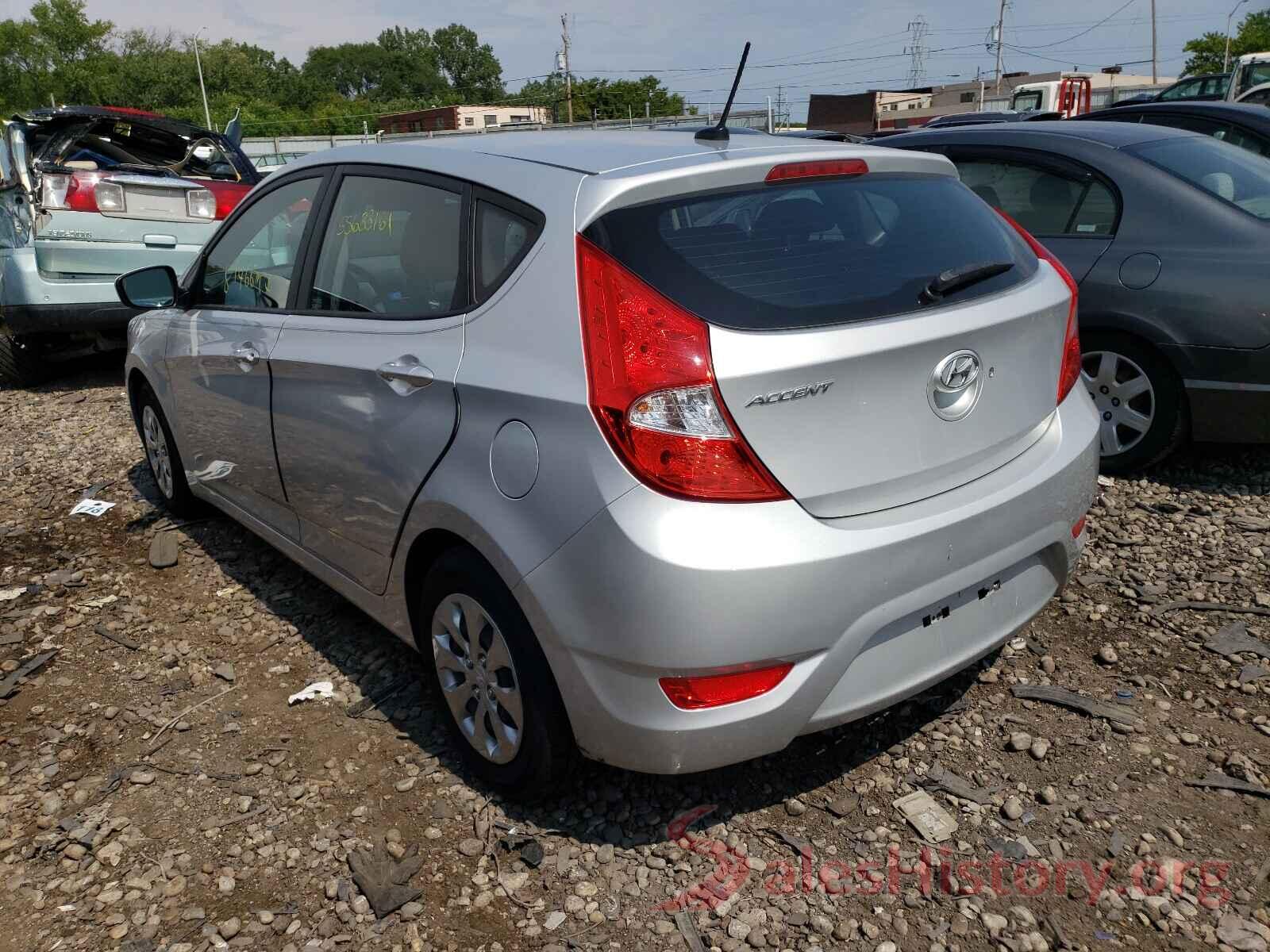 KMHCT5AE0HU326358 2017 HYUNDAI ACCENT