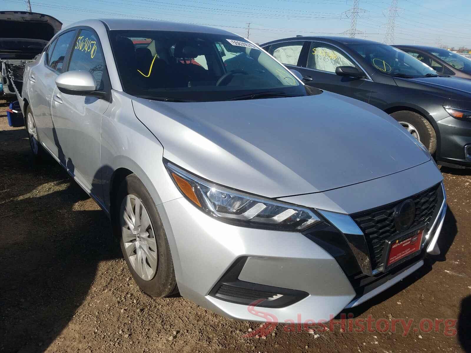 3N1AB8BV9LY222636 2020 NISSAN SENTRA