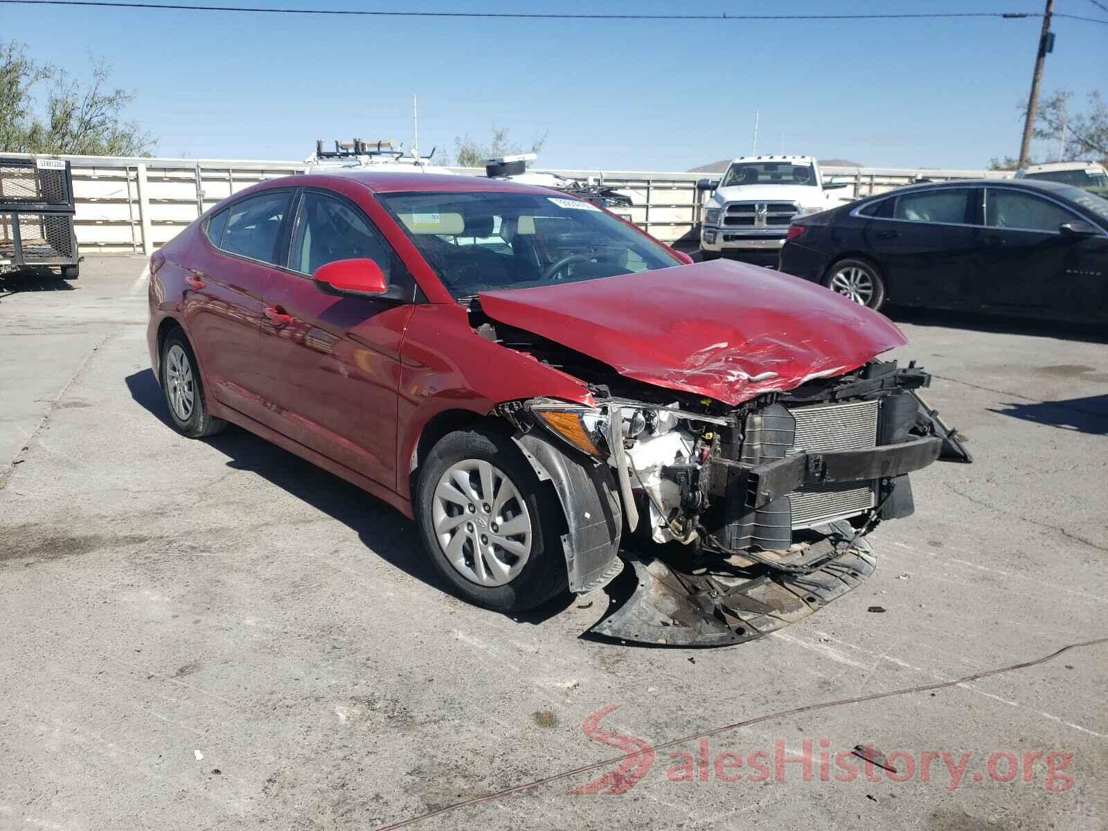 KMHD74LF9HU371002 2017 HYUNDAI ELANTRA