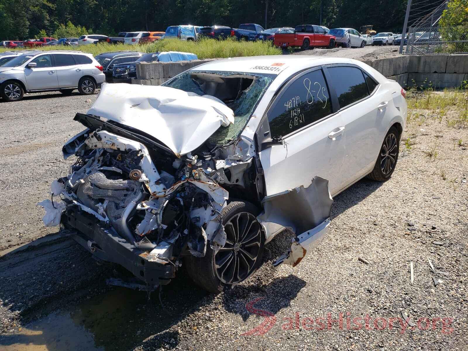 5YFBURHE2GP446832 2016 TOYOTA COROLLA