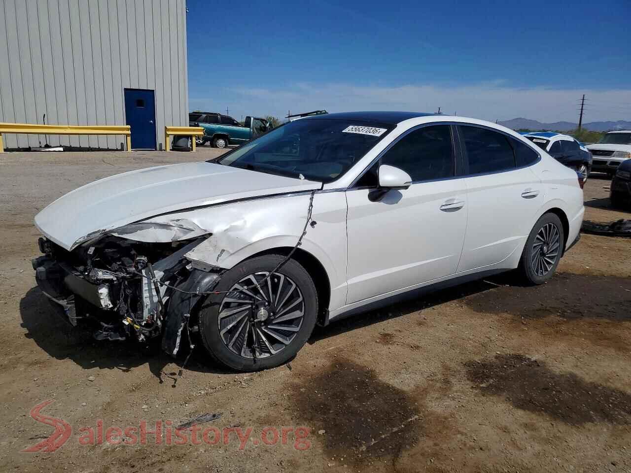 2021 HYUNDAI SONATA VIN KMHL54JJ3MA026455, auction photo