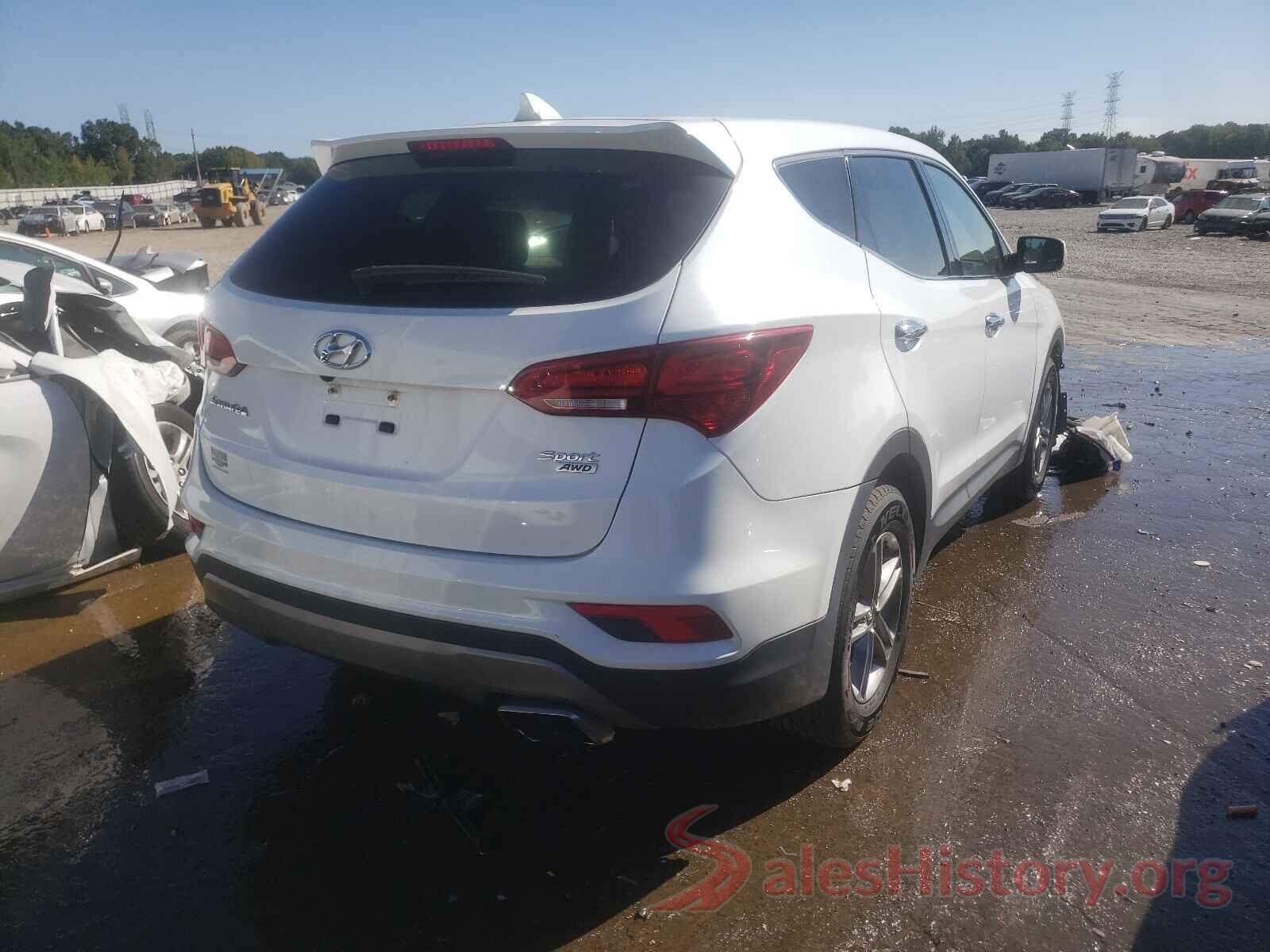 5NMZTDLB9HH004580 2017 HYUNDAI SANTA FE