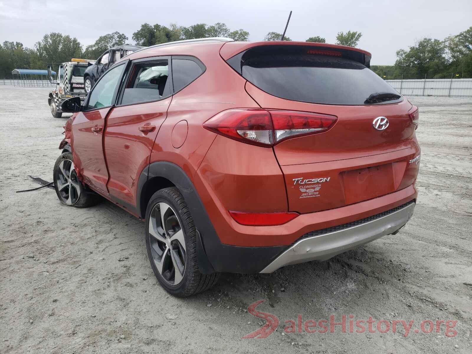 KM8J3CA21HU345342 2017 HYUNDAI TUCSON