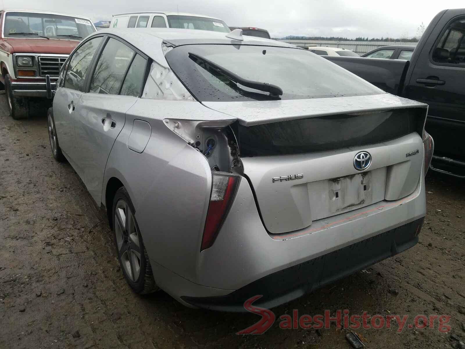 JTDKARFU9H3532507 2017 TOYOTA PRIUS