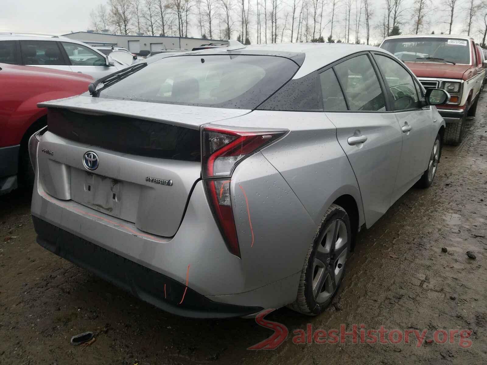 JTDKARFU9H3532507 2017 TOYOTA PRIUS