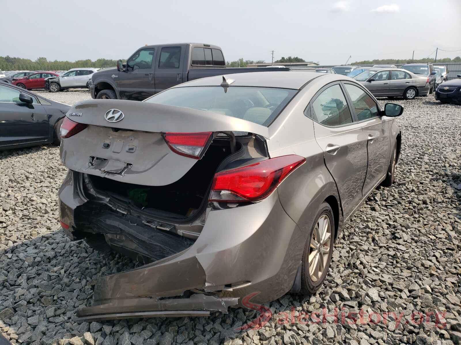 5NPDH4AE0GH653999 2016 HYUNDAI ELANTRA