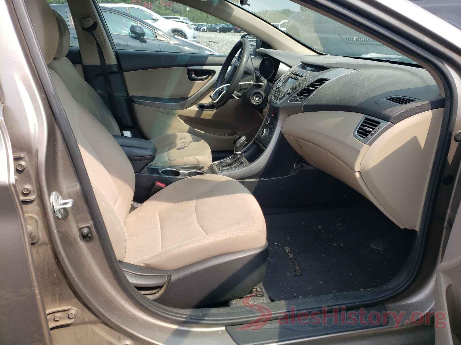 5NPDH4AE0GH653999 2016 HYUNDAI ELANTRA