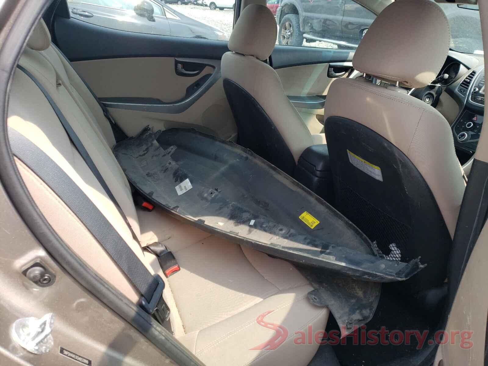 5NPDH4AE0GH653999 2016 HYUNDAI ELANTRA