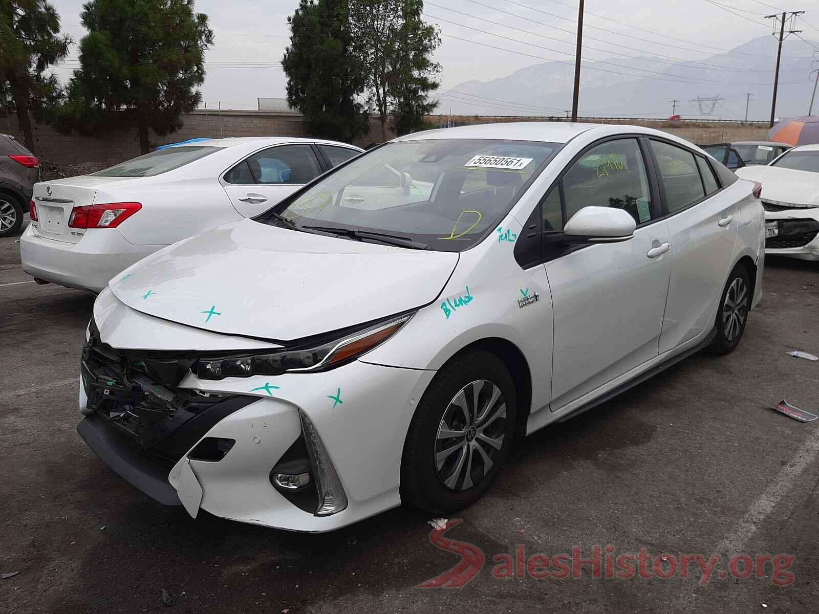 JTDKAMFP0M3174219 2021 TOYOTA PRIUS