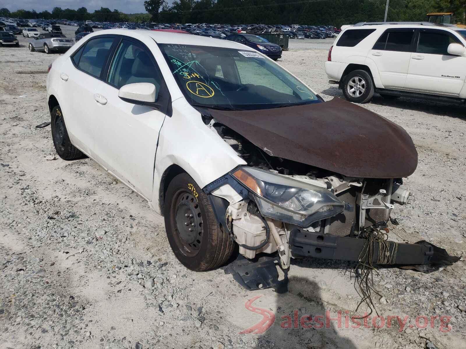 5YFBURHEXGP424593 2016 TOYOTA COROLLA