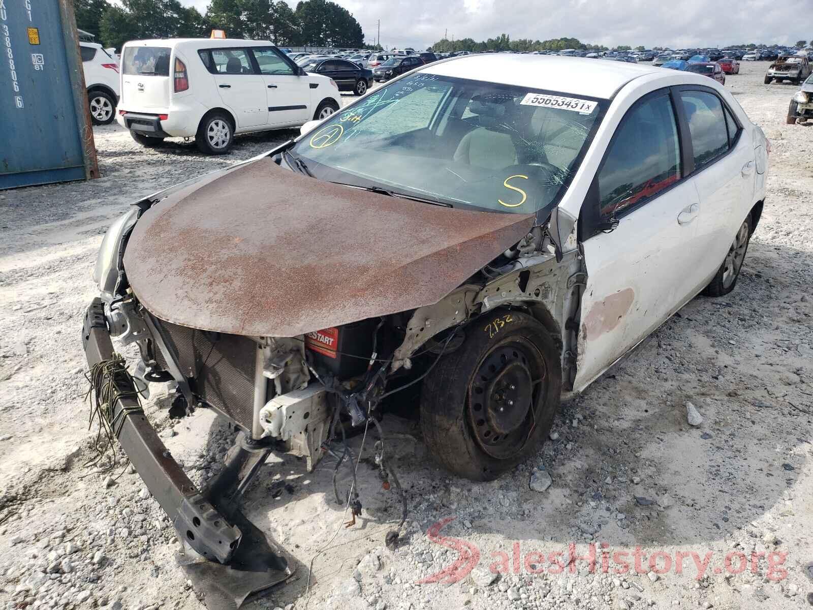 5YFBURHEXGP424593 2016 TOYOTA COROLLA