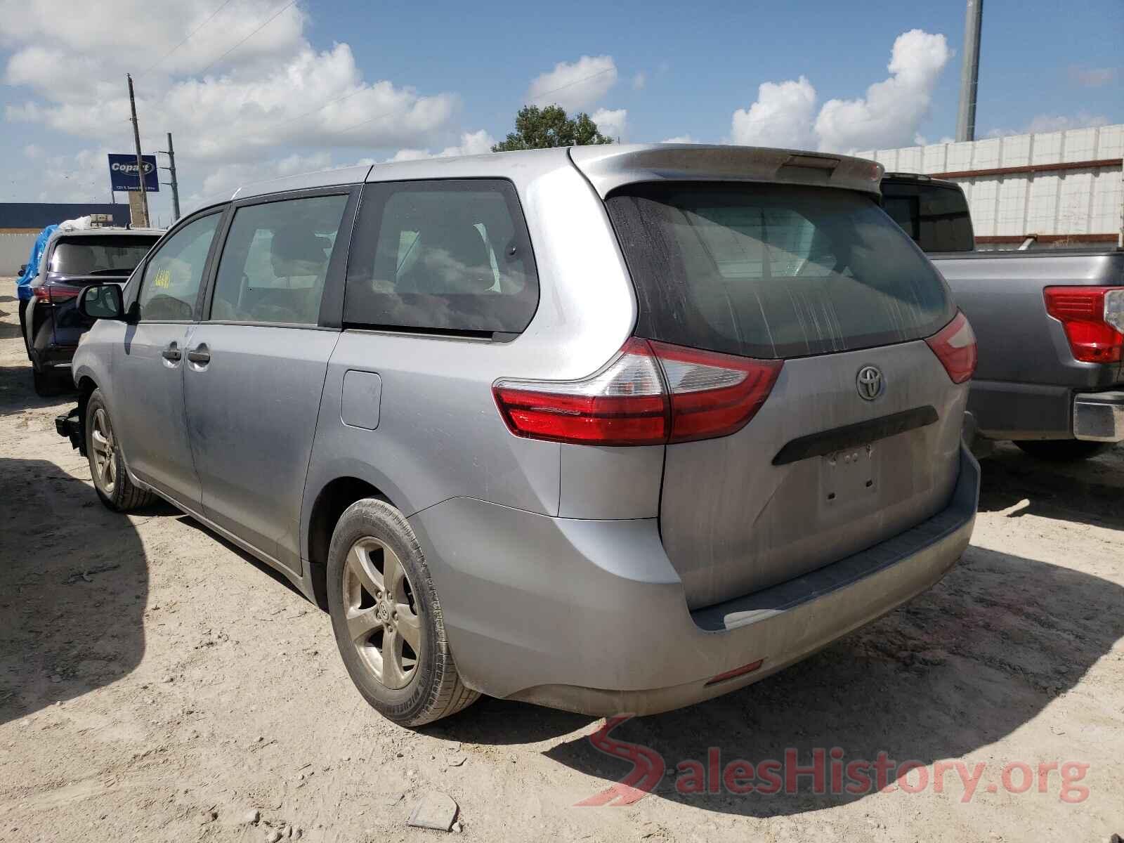 5TDZZ3DC2HS776268 2017 TOYOTA SIENNA