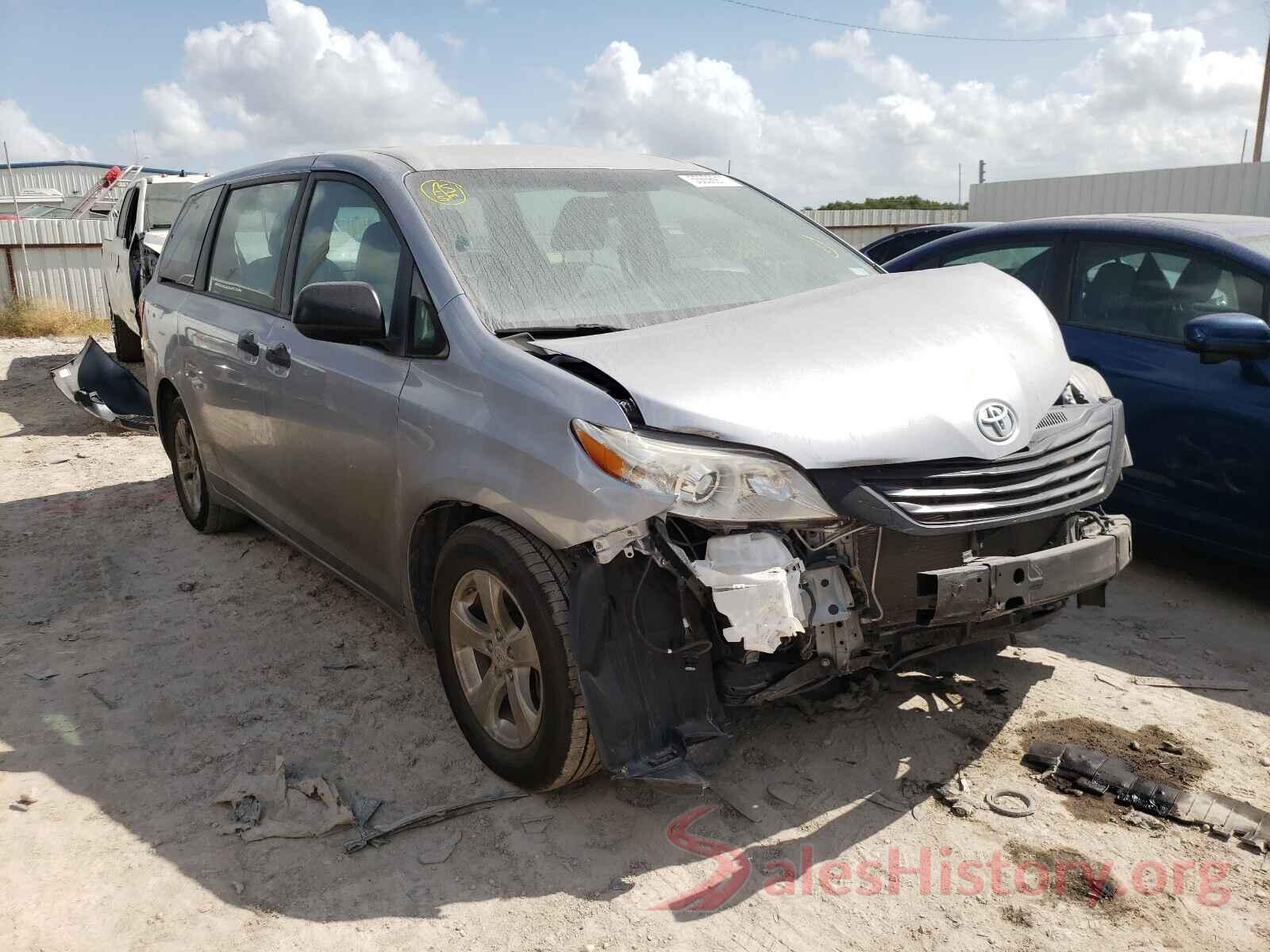 5TDZZ3DC2HS776268 2017 TOYOTA SIENNA