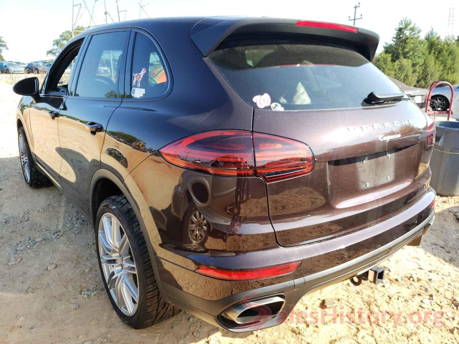 WP1AA2A25HKA91701 2017 PORSCHE CAYENNE