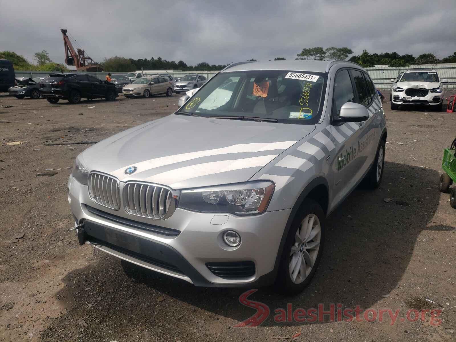 5UXWX9C58G0D68018 2016 BMW X3