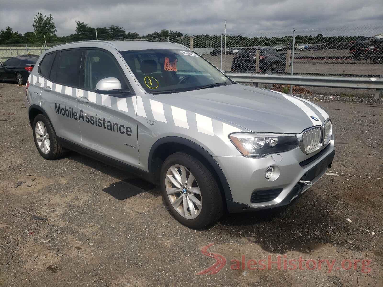 5UXWX9C58G0D68018 2016 BMW X3