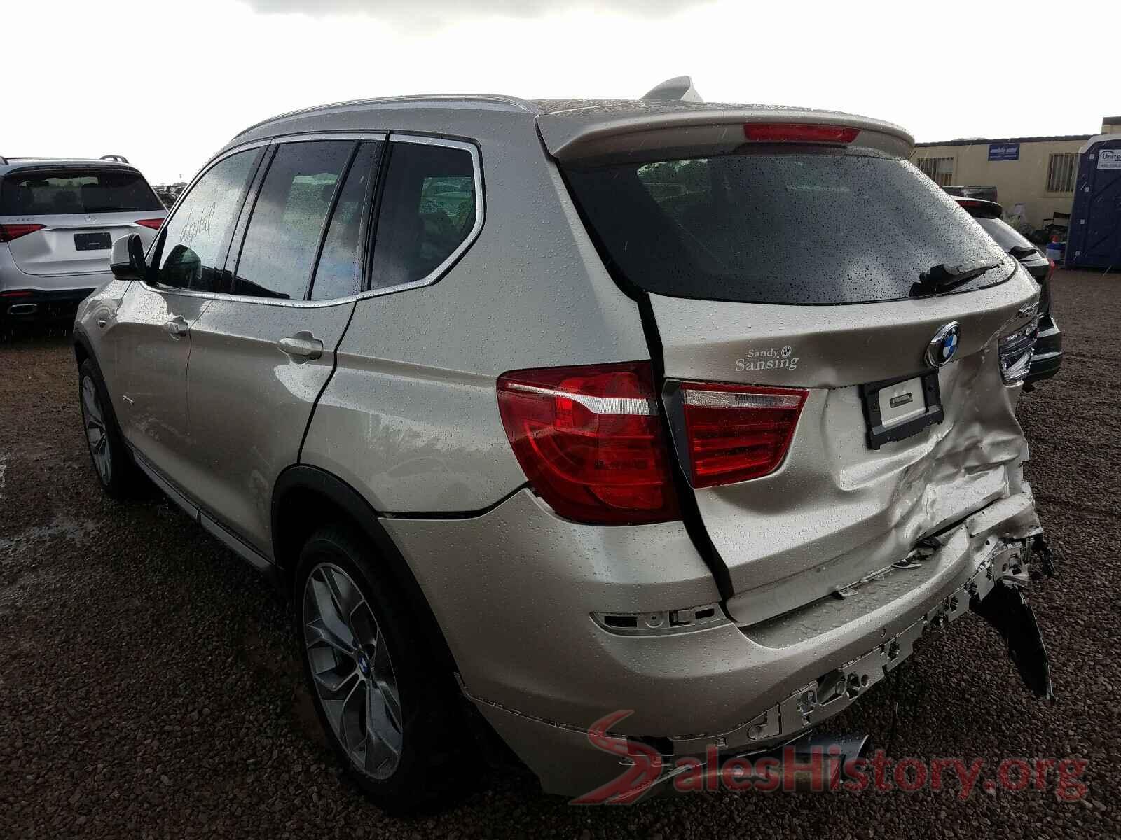 5UXWZ7C37H0V92702 2017 BMW X3