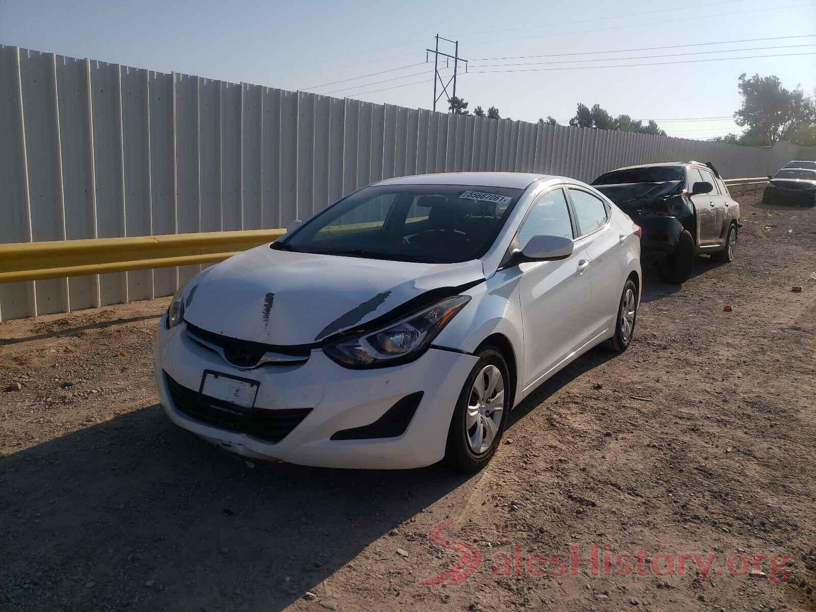 5NPDH4AE7GH718380 2016 HYUNDAI ELANTRA