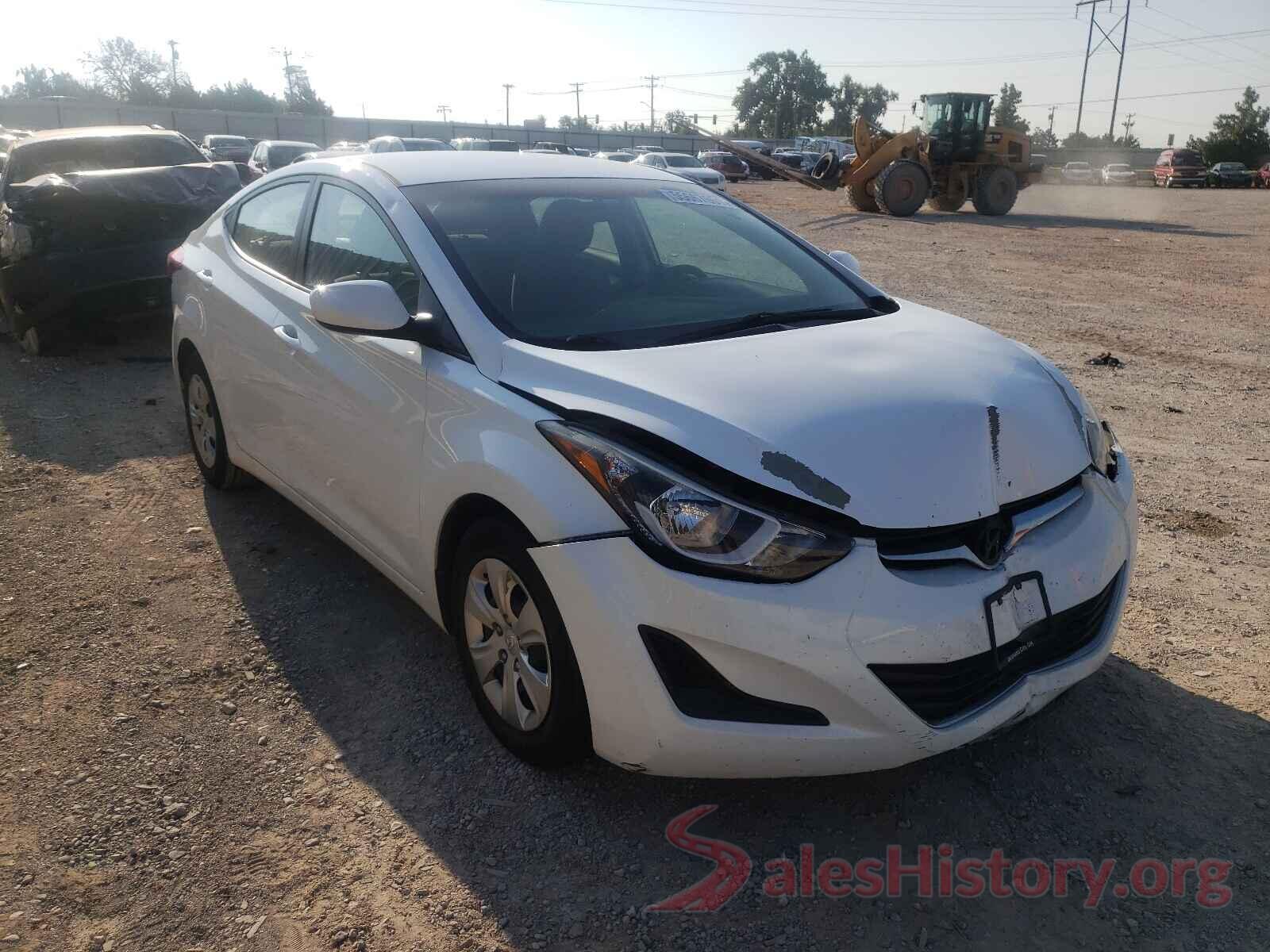 5NPDH4AE7GH718380 2016 HYUNDAI ELANTRA