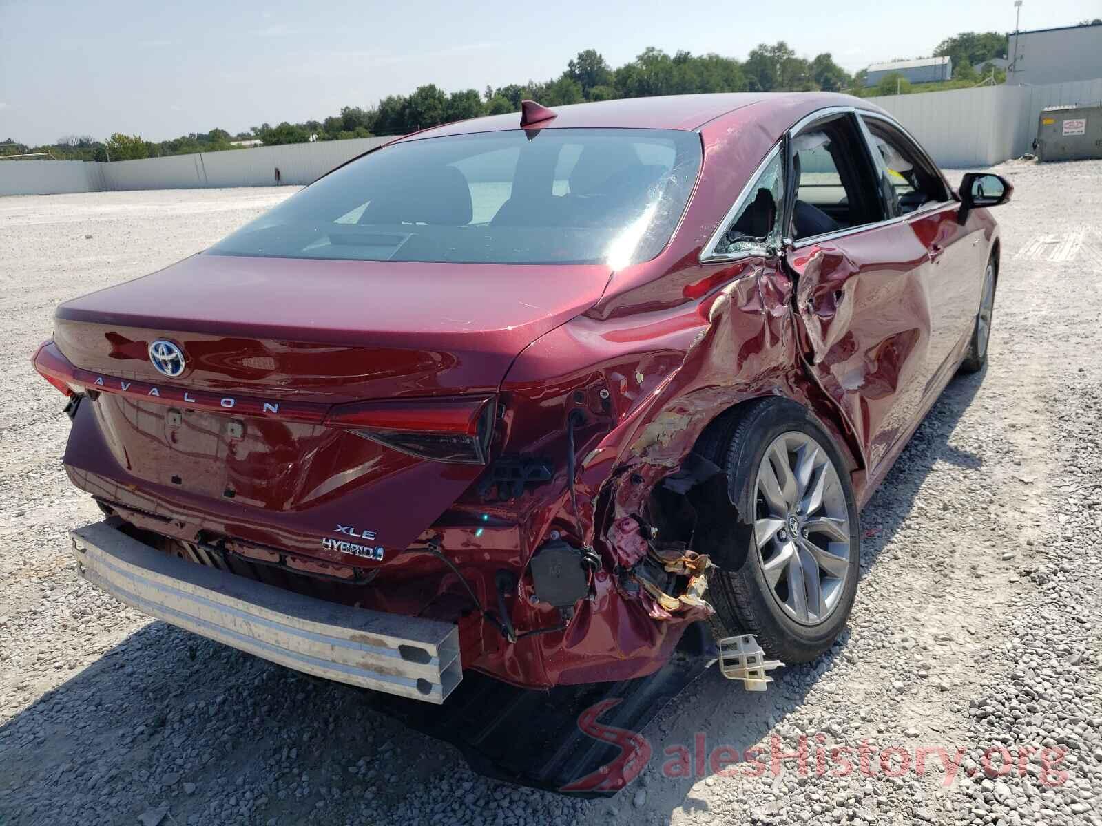 4T1B21FB8KU004208 2019 TOYOTA AVALON