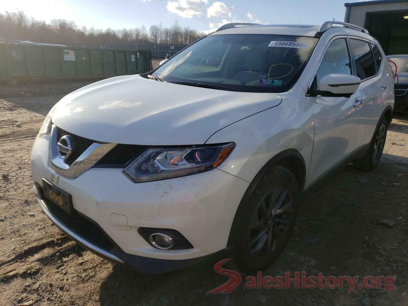 5N1AT2MV4GC875504 2016 NISSAN ROGUE