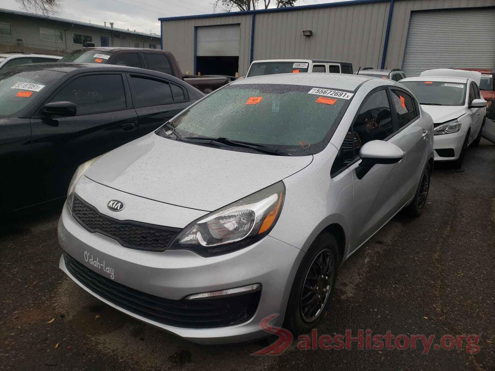 KNADM4A37G6676388 2016 KIA RIO