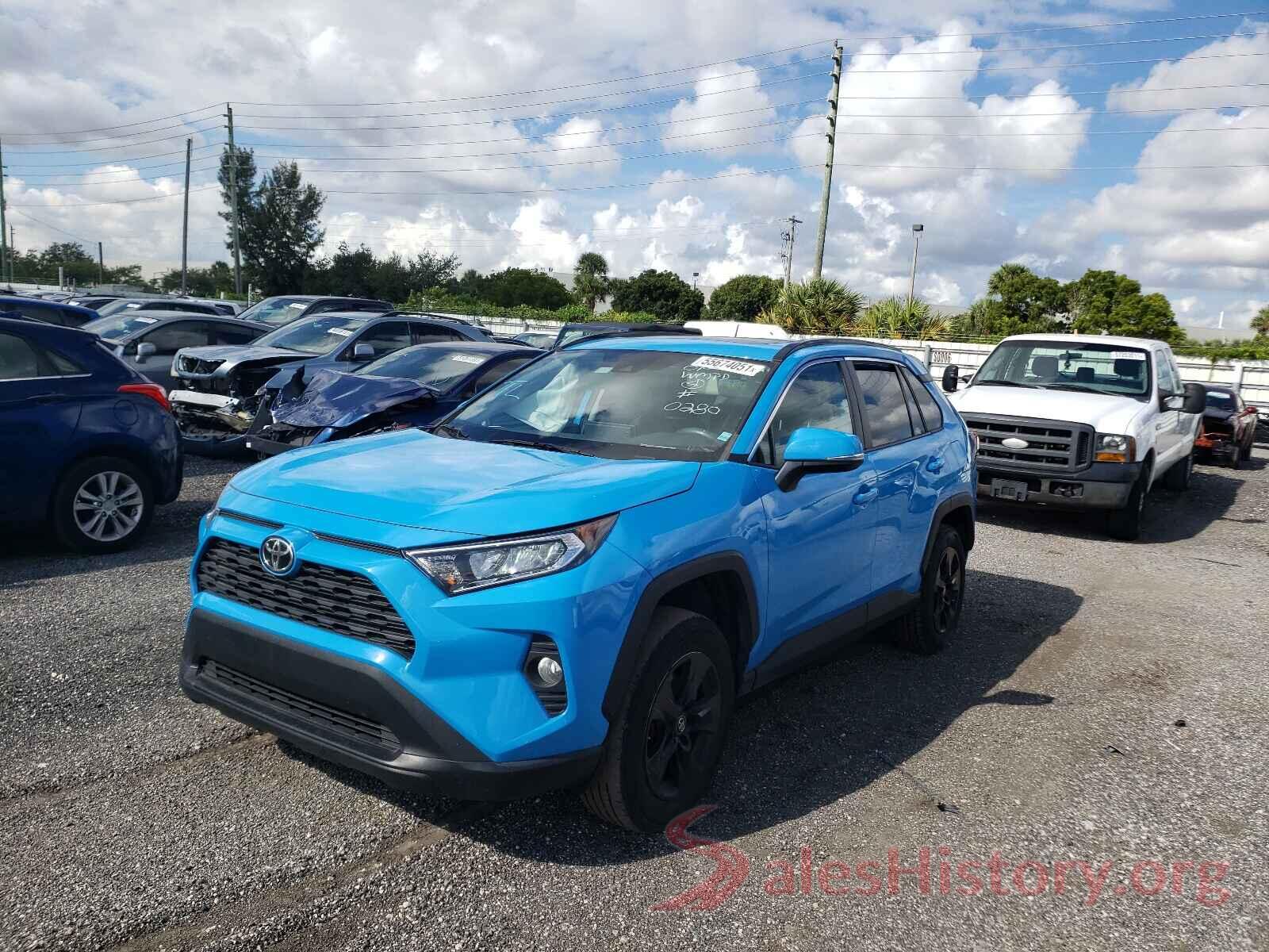 2T3P1RFVXKC010280 2019 TOYOTA RAV4