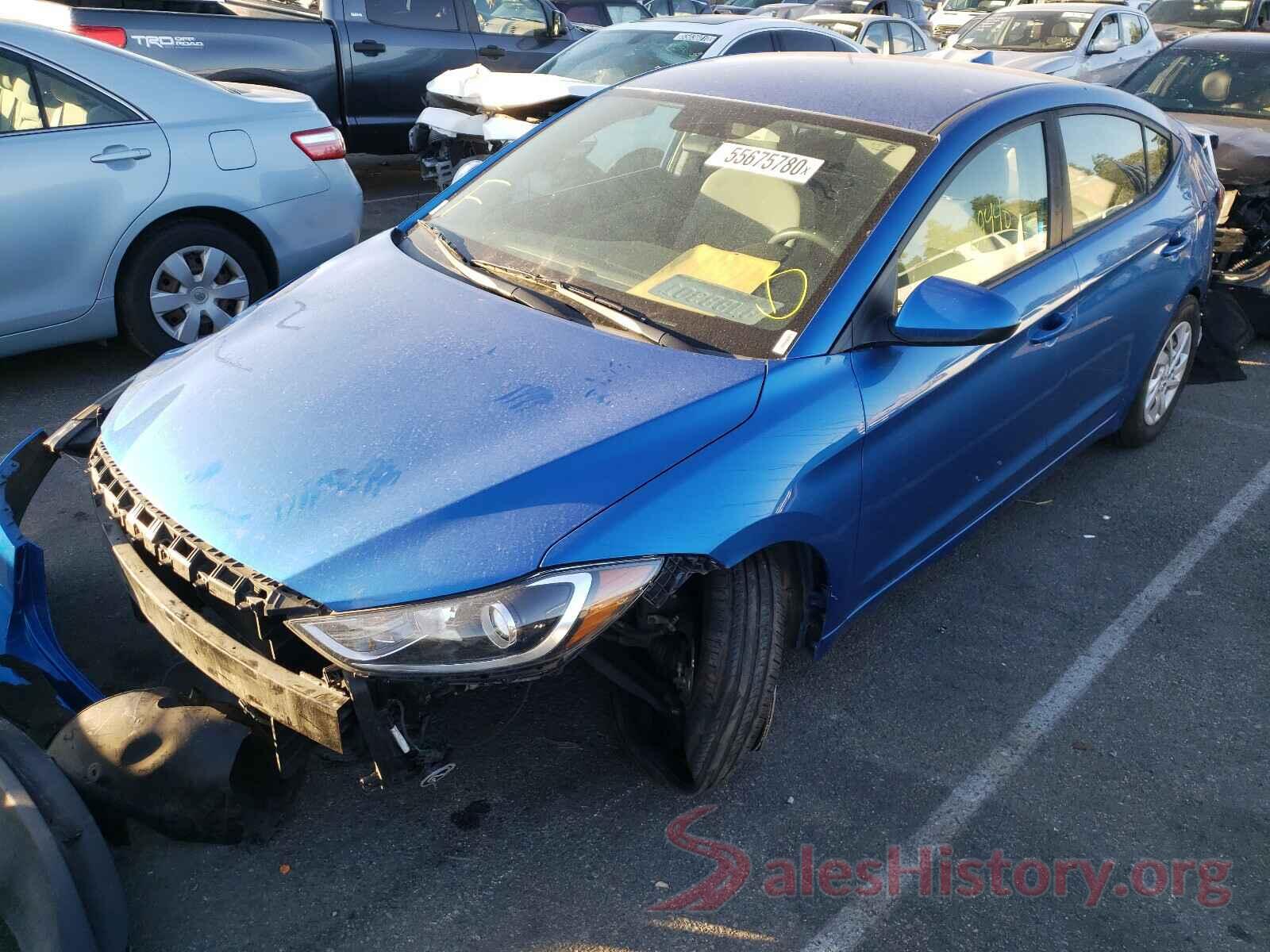 5NPD74LF5HH164878 2017 HYUNDAI ELANTRA