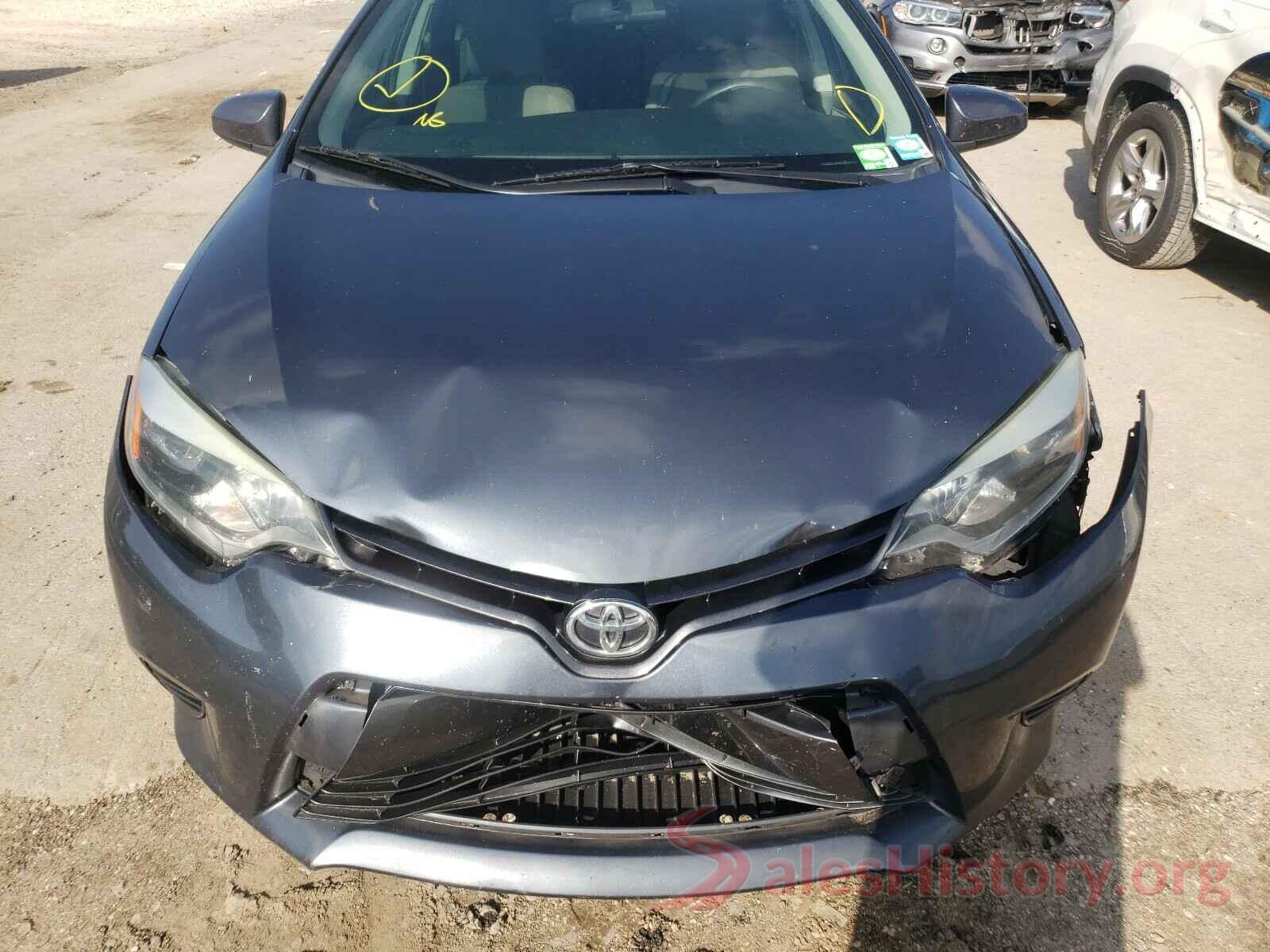 5YFBURHE5GP412965 2016 TOYOTA COROLLA