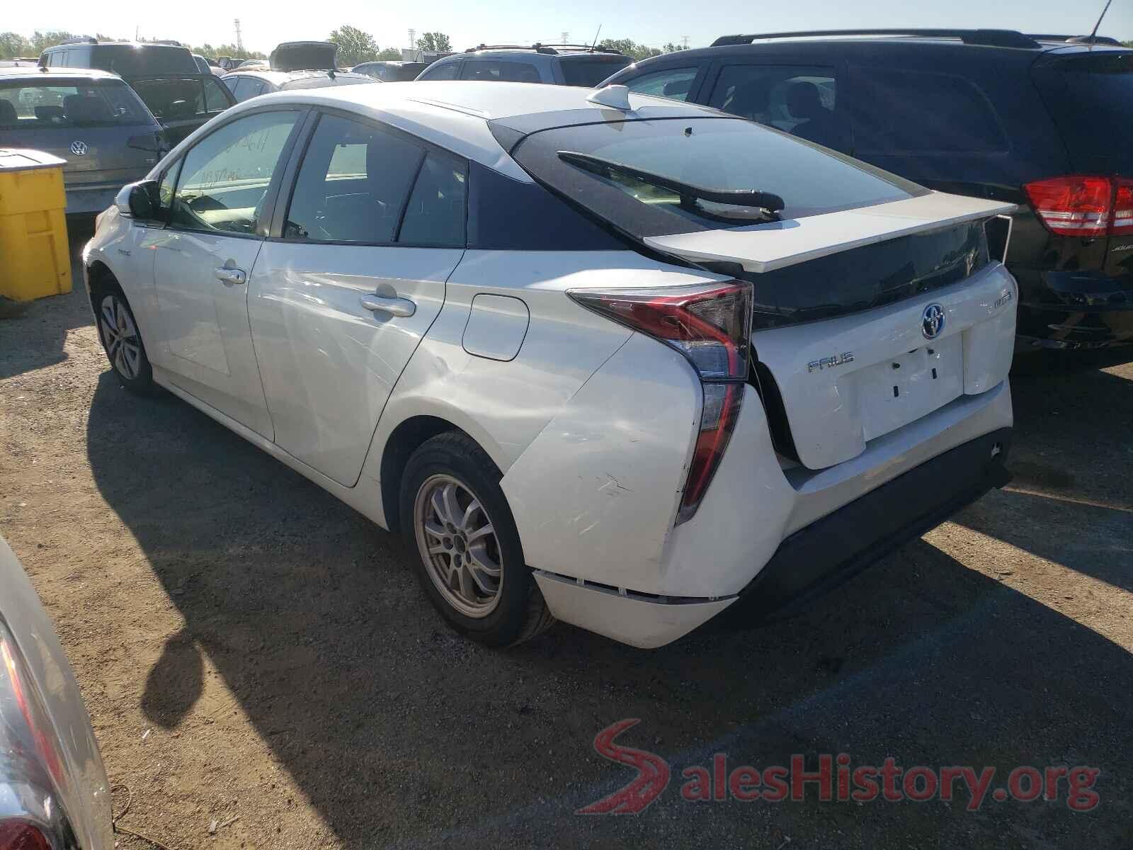 JTDKARFU9G3024486 2016 TOYOTA PRIUS