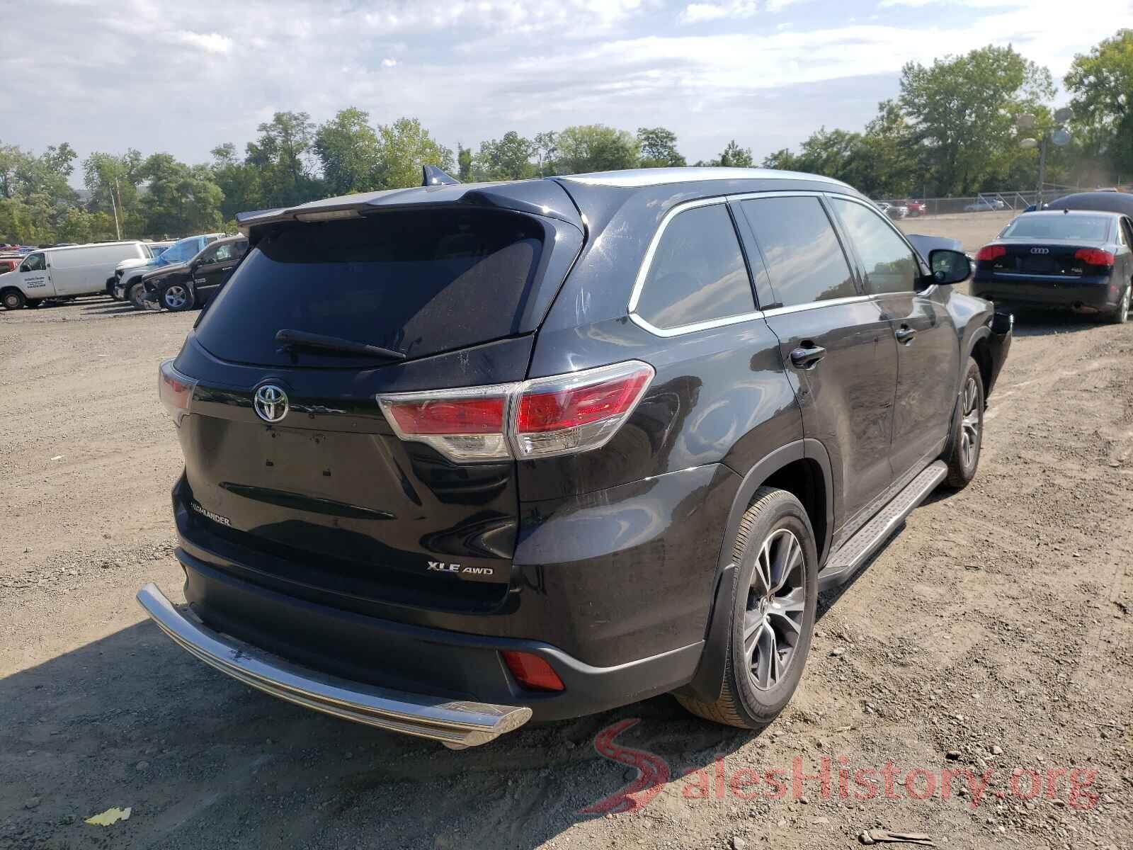 5TDJKRFH8GS279687 2016 TOYOTA HIGHLANDER