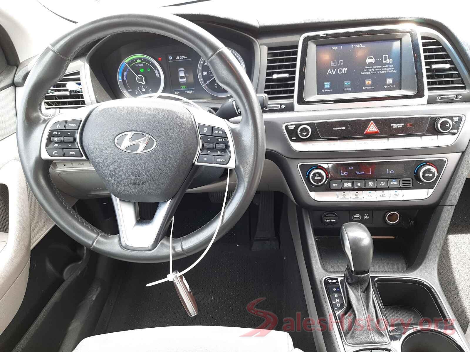 KMHE24L30KA091552 2019 HYUNDAI SONATA