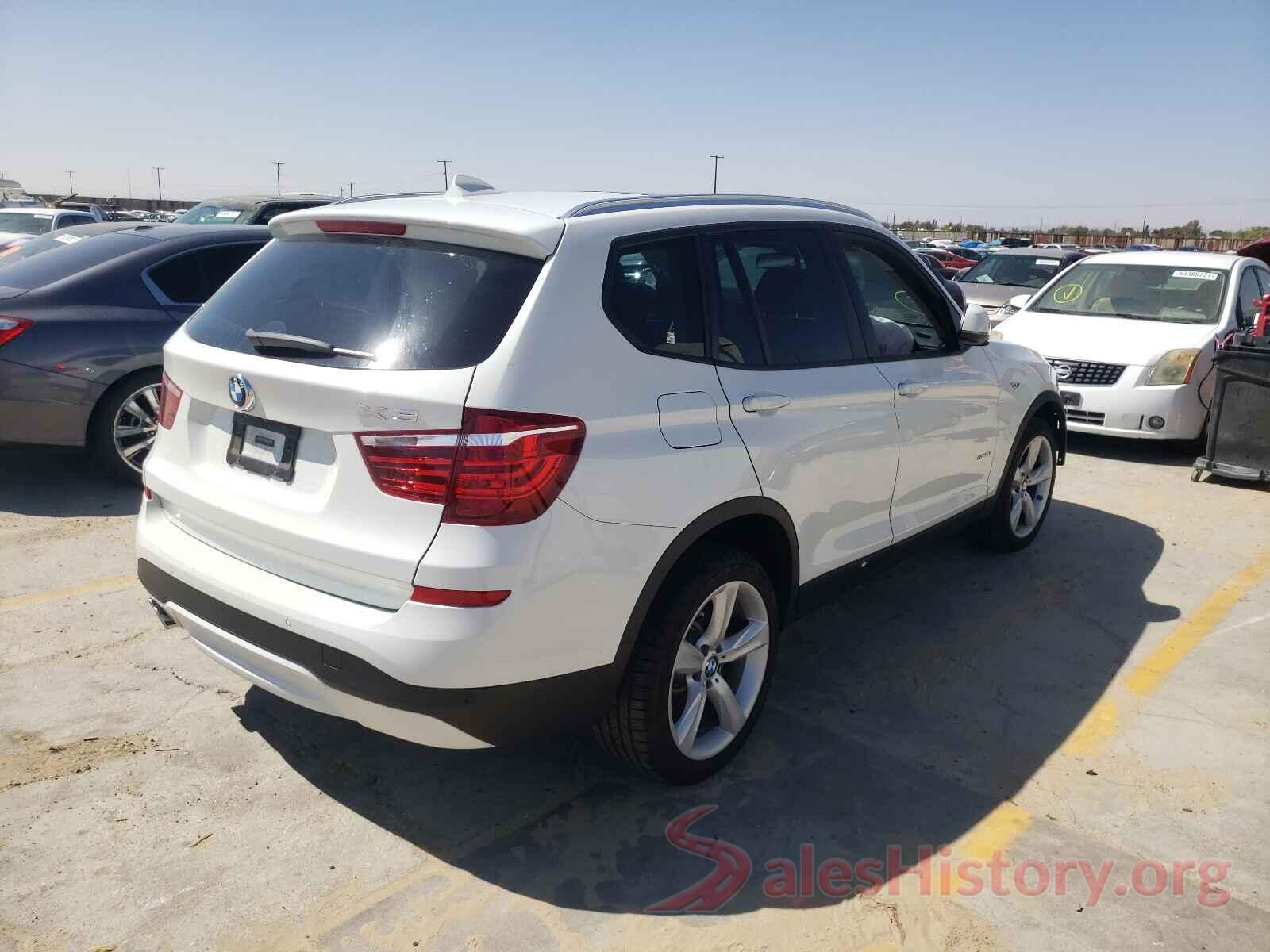 5UXWZ7C33H0X43194 2017 BMW X3