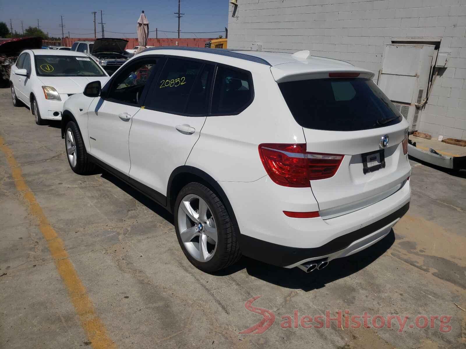 5UXWZ7C33H0X43194 2017 BMW X3