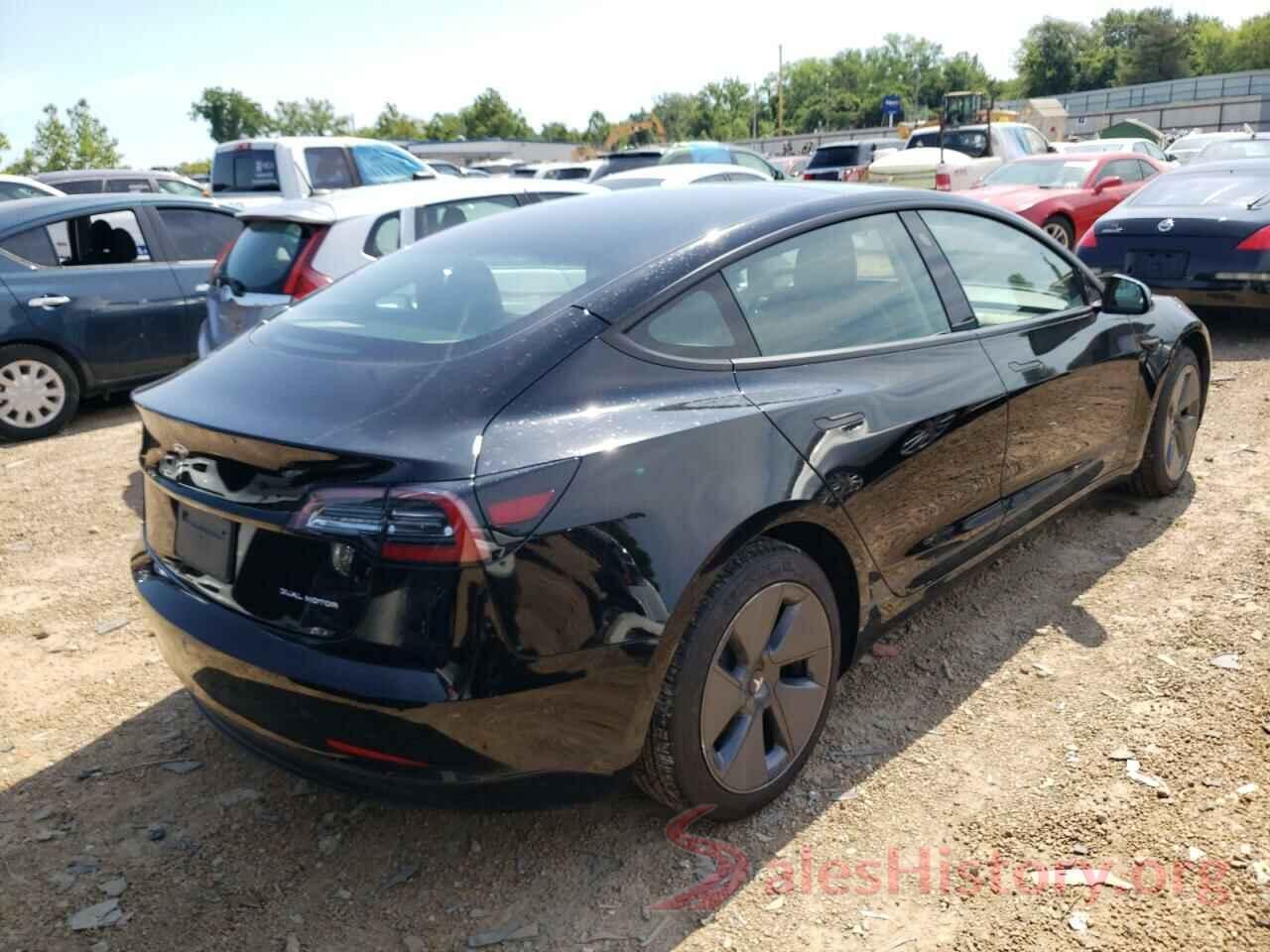 5YJ3E1EB2NF172845 2022 TESLA MODEL 3