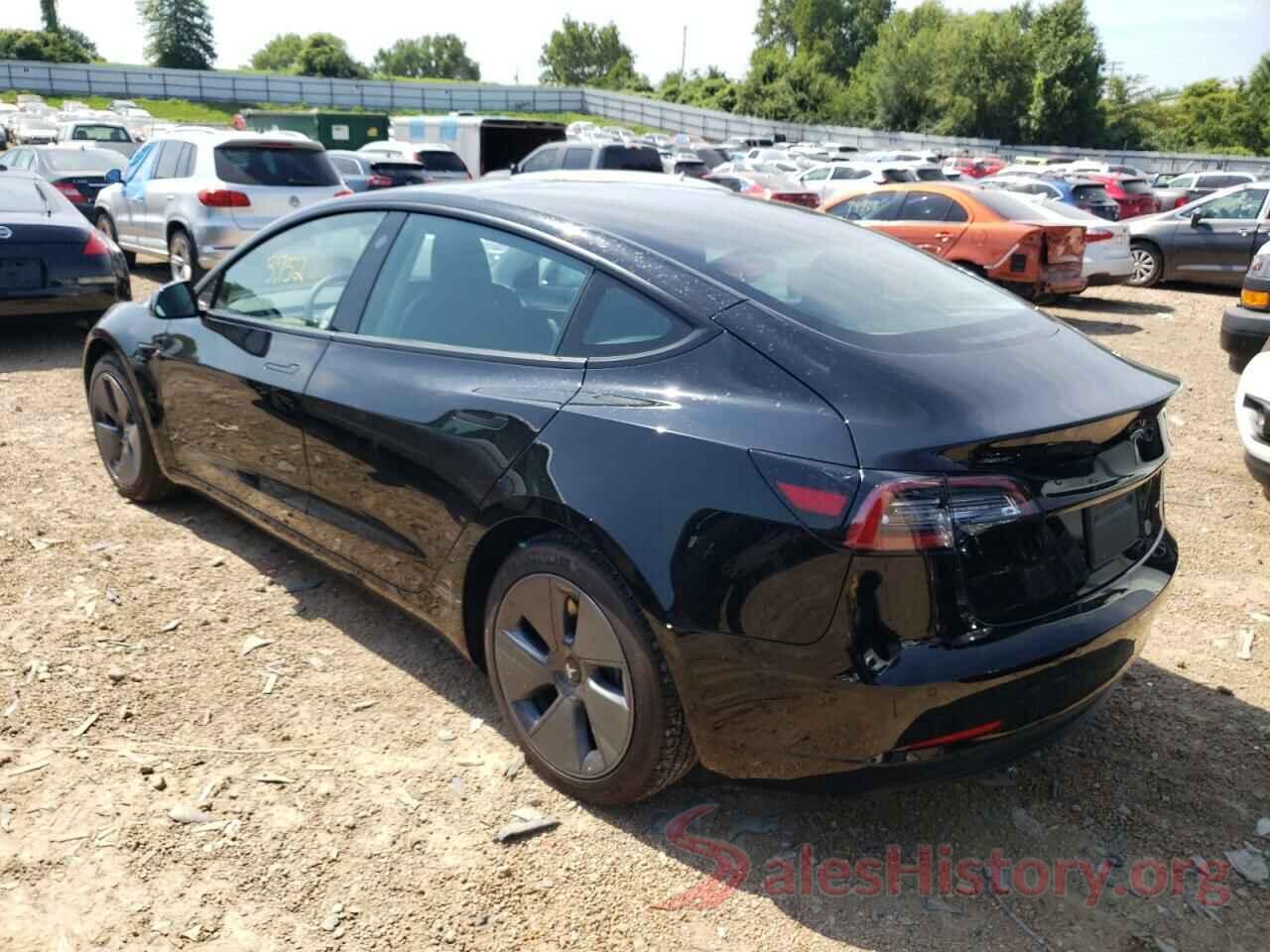 5YJ3E1EB2NF172845 2022 TESLA MODEL 3